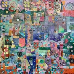Kleurrijke abstracte geometrie