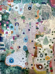Speelse abstracte vormen