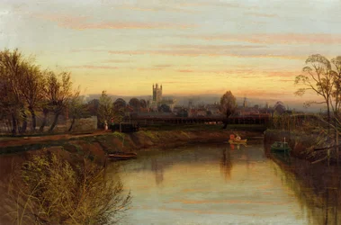 Gloucester vanaf Severnside Farm, ca. 1910
