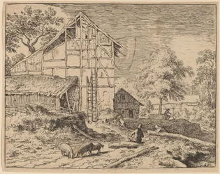 Huisje met twee ladders