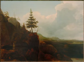 Berglandschap met den
