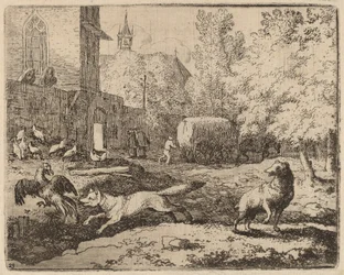 Reinaert Probeert een Haan te Stelen