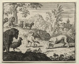 Reinaert de Vos: Het gevecht tussen Reinaert en de Wolf