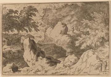 Drie Mannen op een Rots