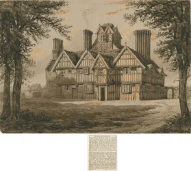 West Bromwich - "The Oaks": gravure