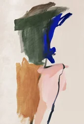 Abstracte, vloeiende vormen