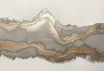Gouden abstracte bergen