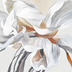 Zacht bloemig abstract