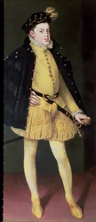 Don Carlos (1545-68), zoon van koning Filips II van Spanje (1556-98) en Maria van Portugal