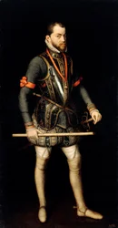 Portret van Filips II, koning van Spanje