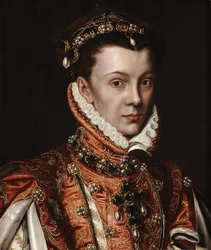 Portret van Elisabeth van Valois