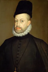 Portret van Filips II 1527-1598, koning van Spanje en Portugal, 1568