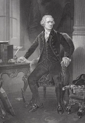 Portret van Alexander Hamilton