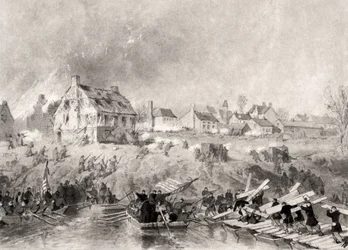 De aanval op Fredericksburg, Virginia, uit 