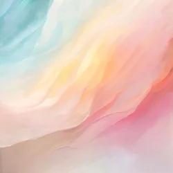 Dromerig, abstract in pasteltinten