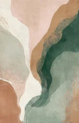Aards, vloeiend, abstract