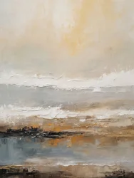 Rustige abstracte horizon