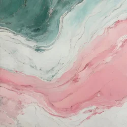 Wervelend roze-blauwgroen marmer