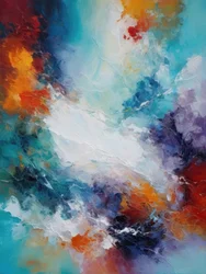 Levendige abstracte stroom