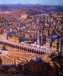 Uitzicht op Mekka, 1918