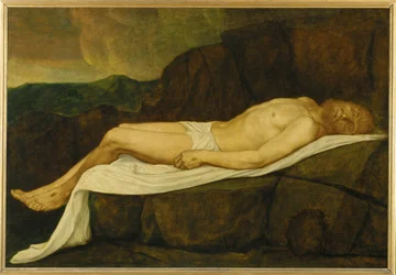 Dode Christus (schilderij op doek)