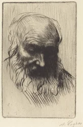 Hoofd van een oude man (Etude de tête)