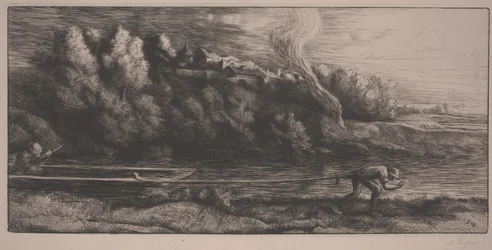 Landschap met Boot