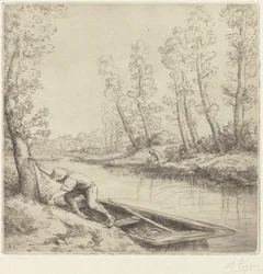 Ochtend langs de rivier