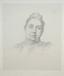 Portret van Madame Kemp, Vooraanzicht (3e Plaat)