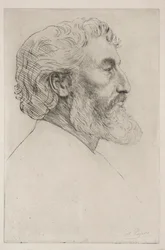 Portret van Sir Frederick Leighton Eerste Plaat
