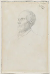 Portret van Sir Frederick W. Burton, Directeur van de National Gallery, Londen