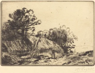Rustieke scène