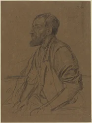 Studie van een arbeider