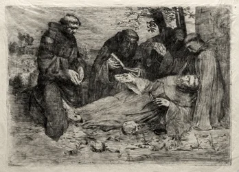 De Dood van Sint Franciscus
