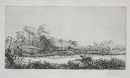 De boerderij aan de rivier (La Ferme Sur La Rivière: Effet Du Soir)