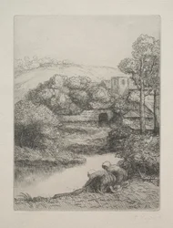 Het washuis Le Lavoir, Dite Les Laveuses