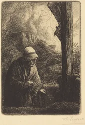 Vrouw aan de voet van het kruis (Femme au calvaire)