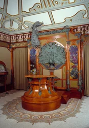 Art Nouveau: interieurdecoratie van de winkel van juwelier Georges Fouquet (1862-1957) in Parijs