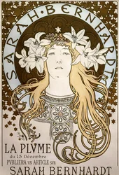 La Plume, met Sarah Bernhardt, 1896
