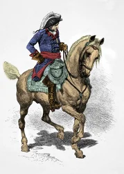 Portret van Frederik 2 van Pruisen (Gravure)