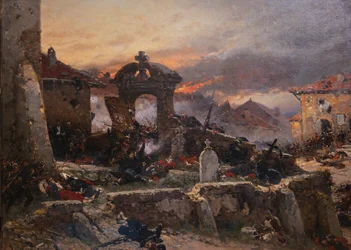 De begraafplaats van Saint-Privat, 18 augustus 1870, 1881
