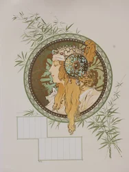 Byzantijnse hoofden: Blonde kalender, 1897