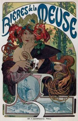 Poster voor de Bieres de la Meuse, 1897