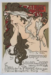 XXe expositie van de Salon des Cent, 1896