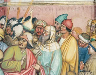 St. Joris onderworpen aan marteling op het rad