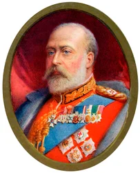 Koning Edward VII, 1910