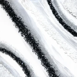 Zwart-zilveren glitterabstract