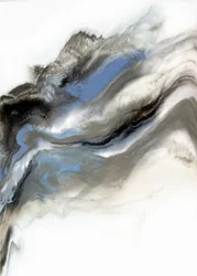 Blauwgrijs vloeiend abstract