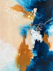 Dynamisch Blauw Goud