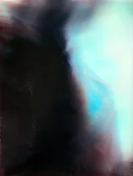 Etherisch blauw licht